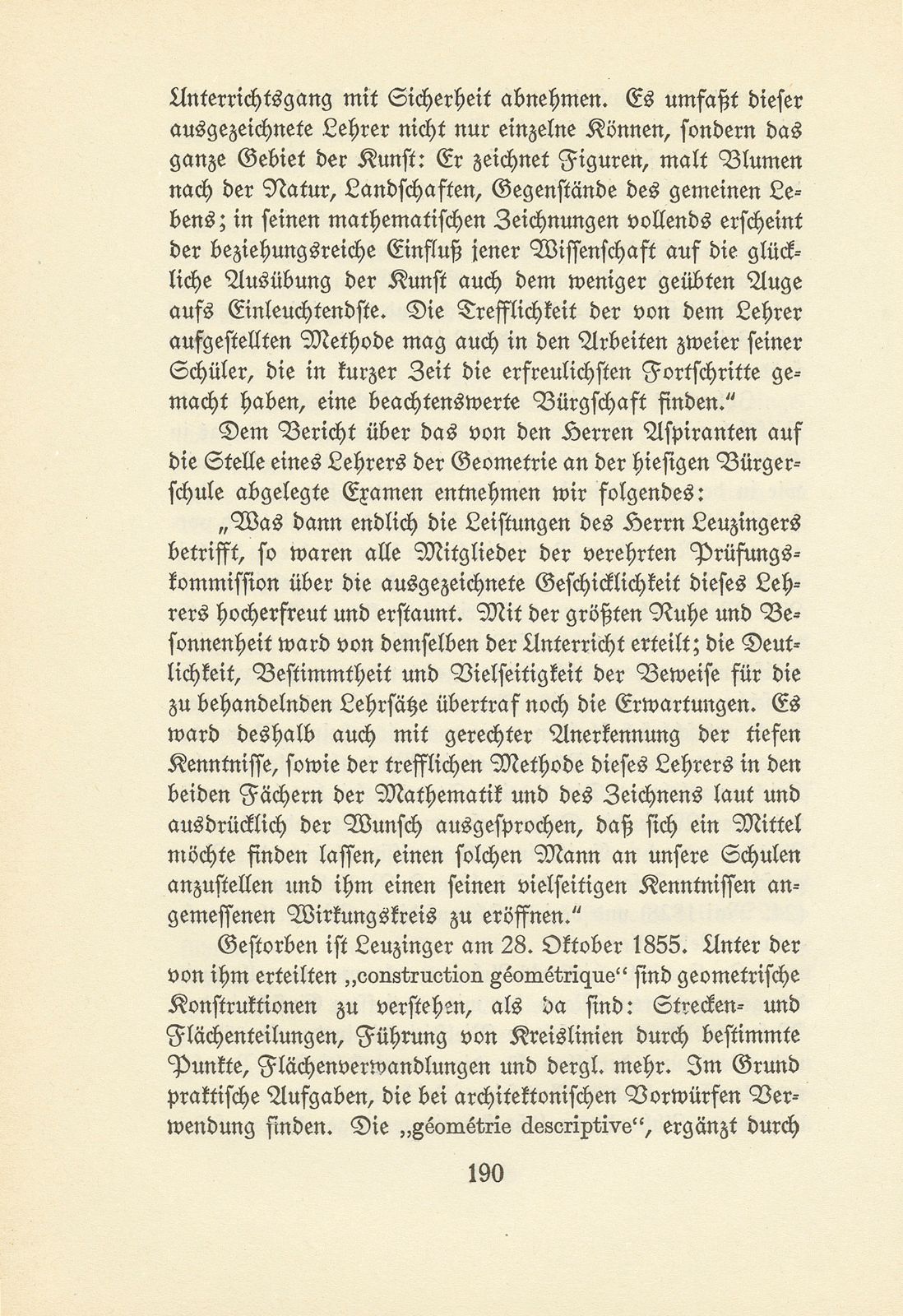 Melchior Berri. (Ein Beitrag zur Kultur des Spätklassizismus.) – Seite 14