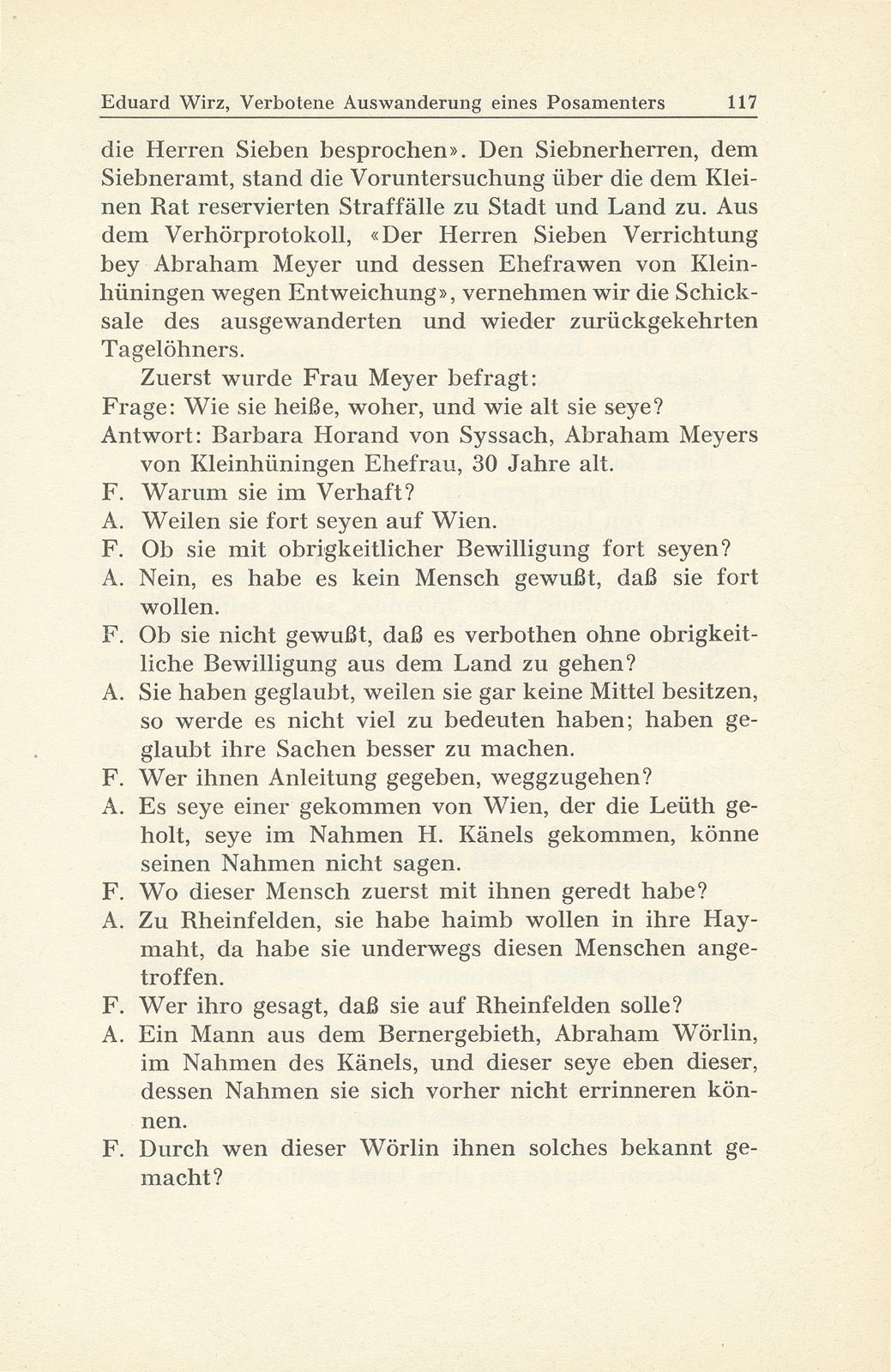 Verbotene Auswanderung eines Posamenters – Seite 6