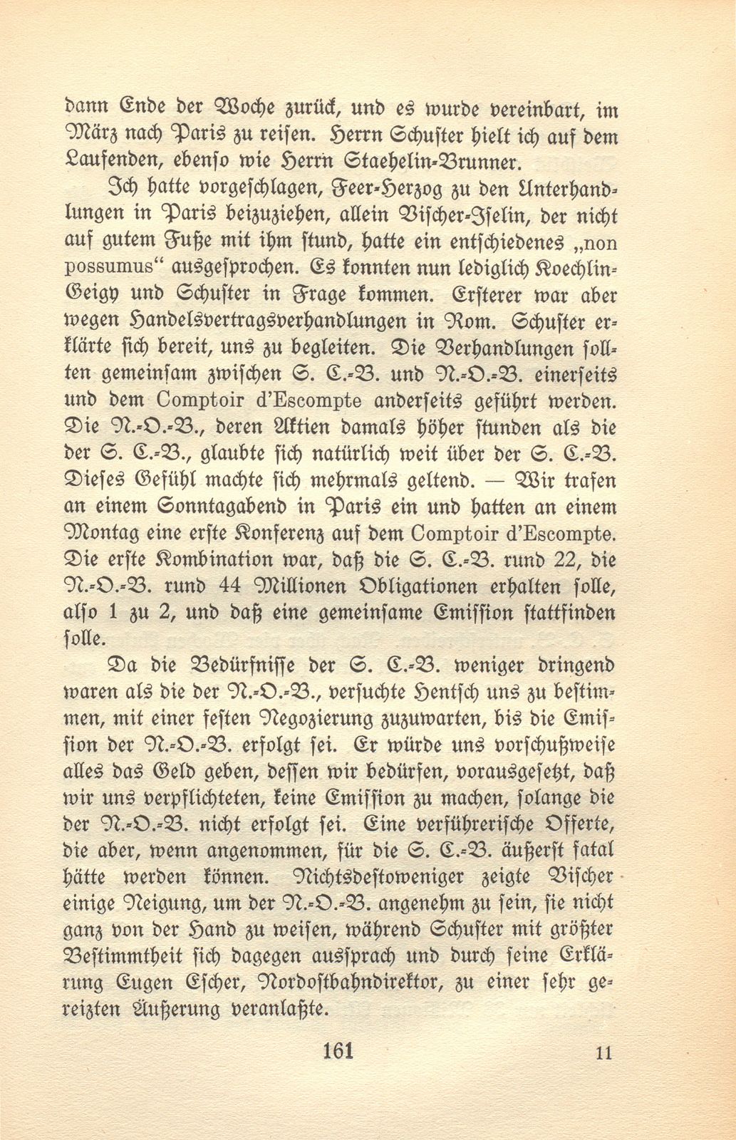 Von den Schweizer Bahnen und Banken in der kritischen Zeit der 1870er und der 1880er Jahre – Seite 17