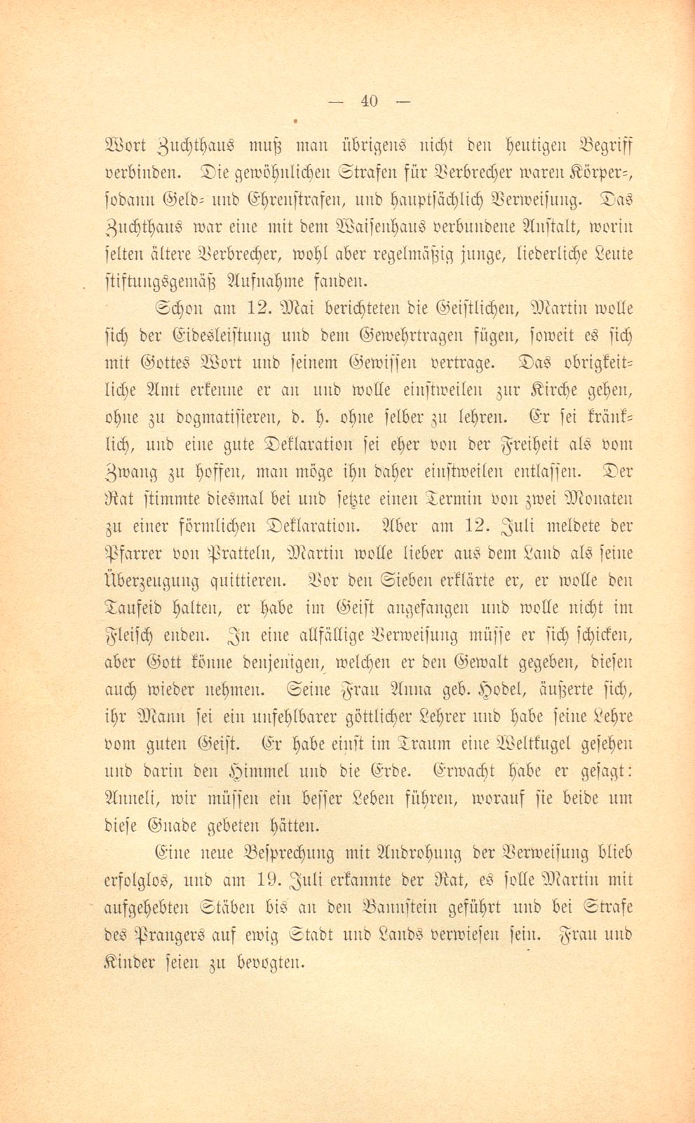 Die Basler Separatisten im ersten Viertel des XVIII. Jahrhunderts – Seite 11