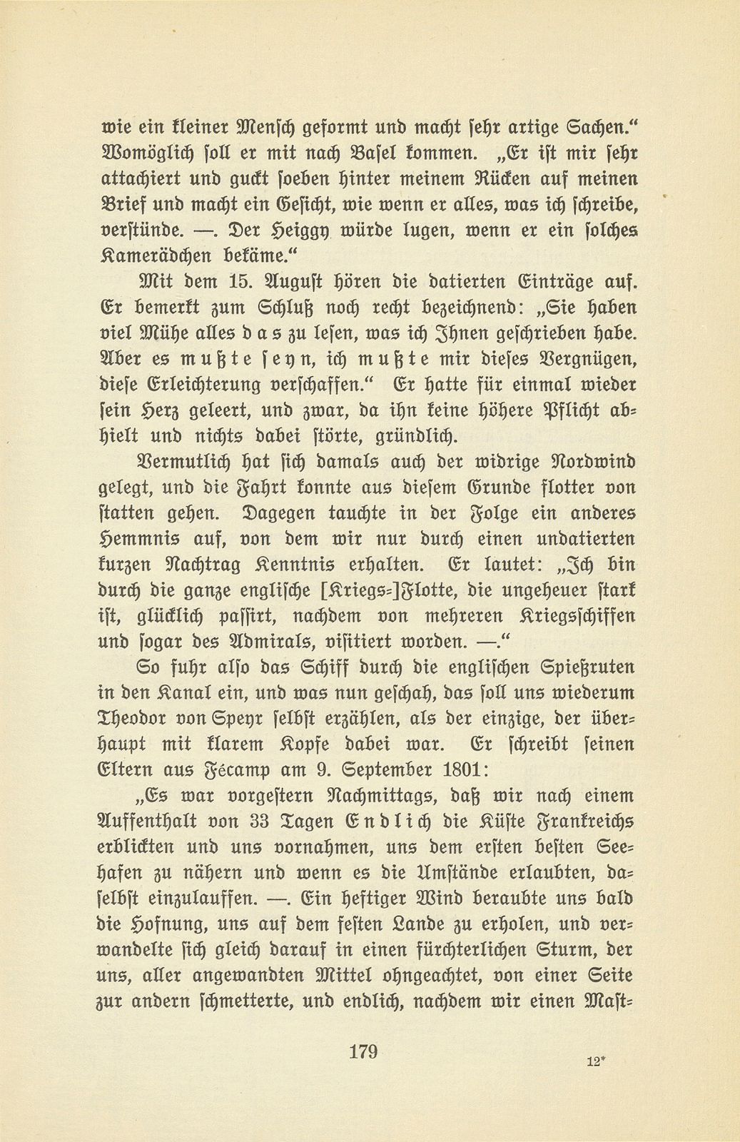 Abenteuer eines jungen Basler Kaufmanns vor hundert Jahren. Theodor von Speyr – Seite 23