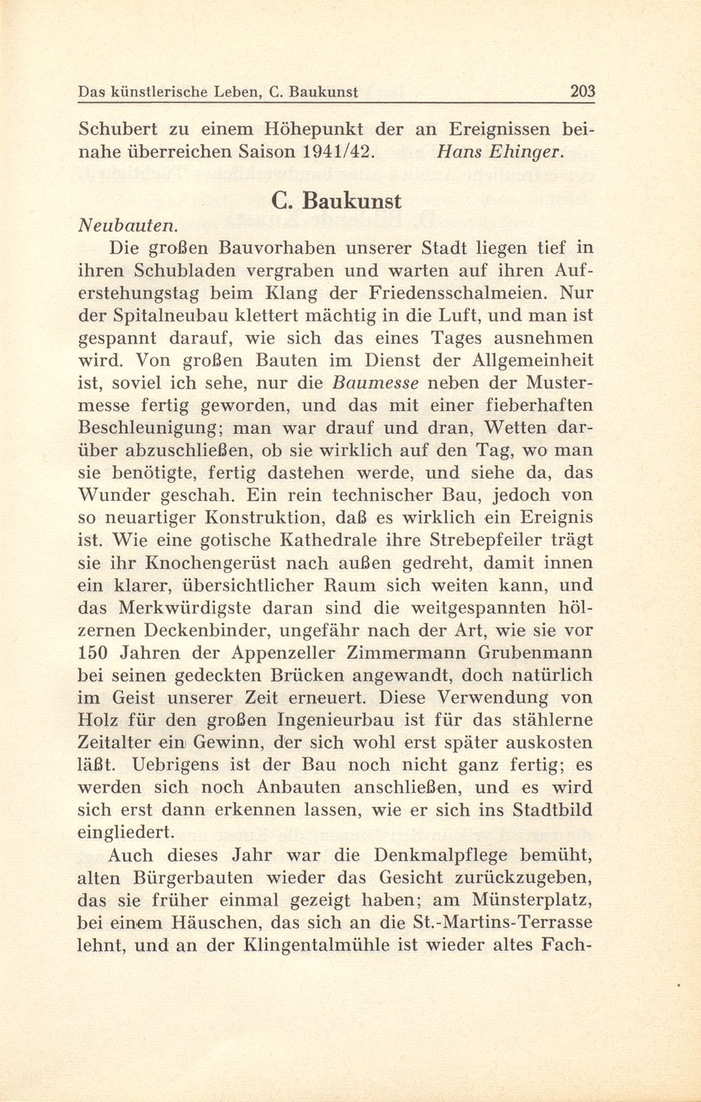 Das künstlerische Leben in Basel vom 1. Oktober 1941 bis 30. September 1942 – Seite 7