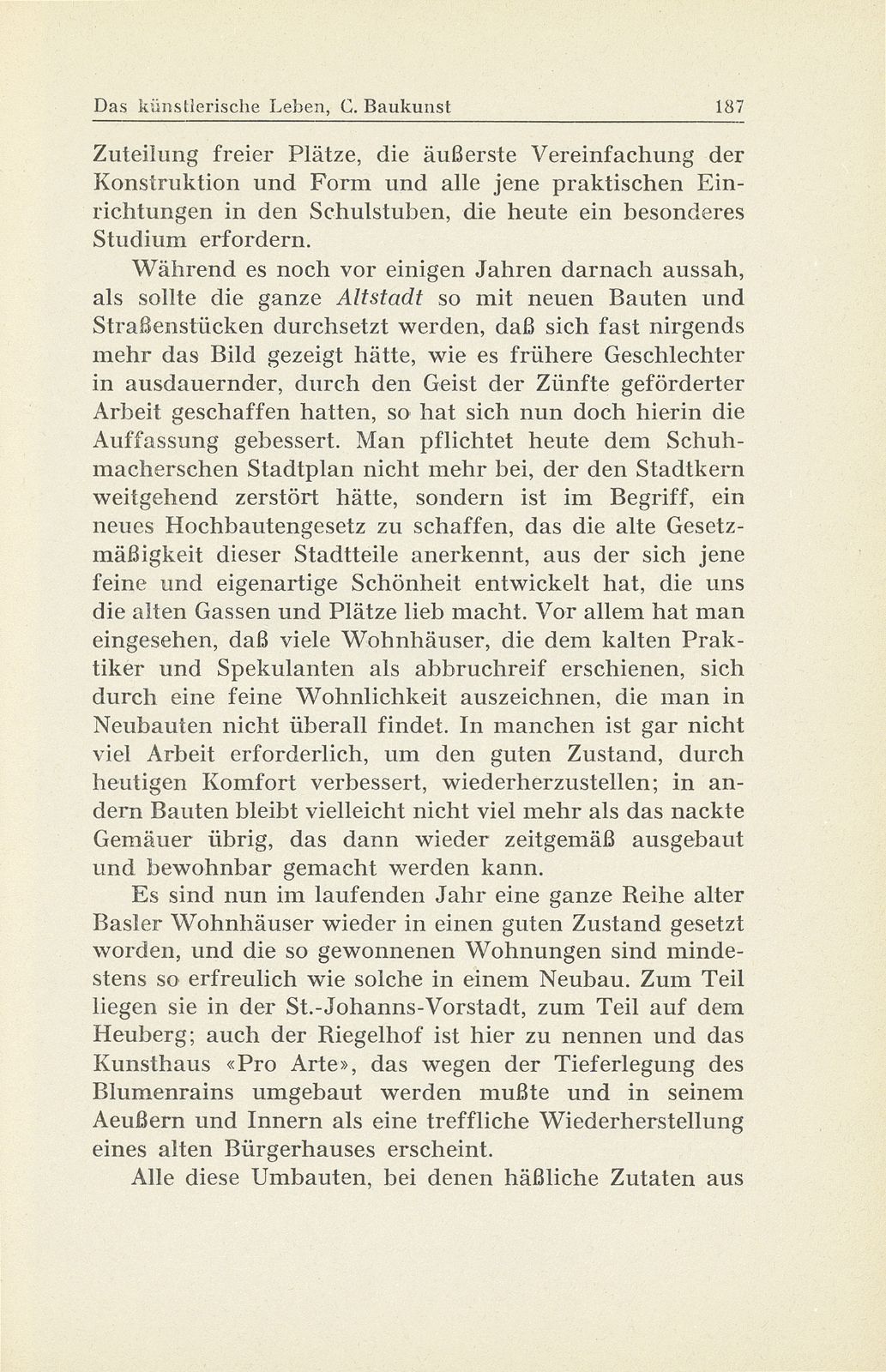 Das künstlerische Leben in Basel vom 1. Oktober 1938 bis 30. September 1939 – Seite 3