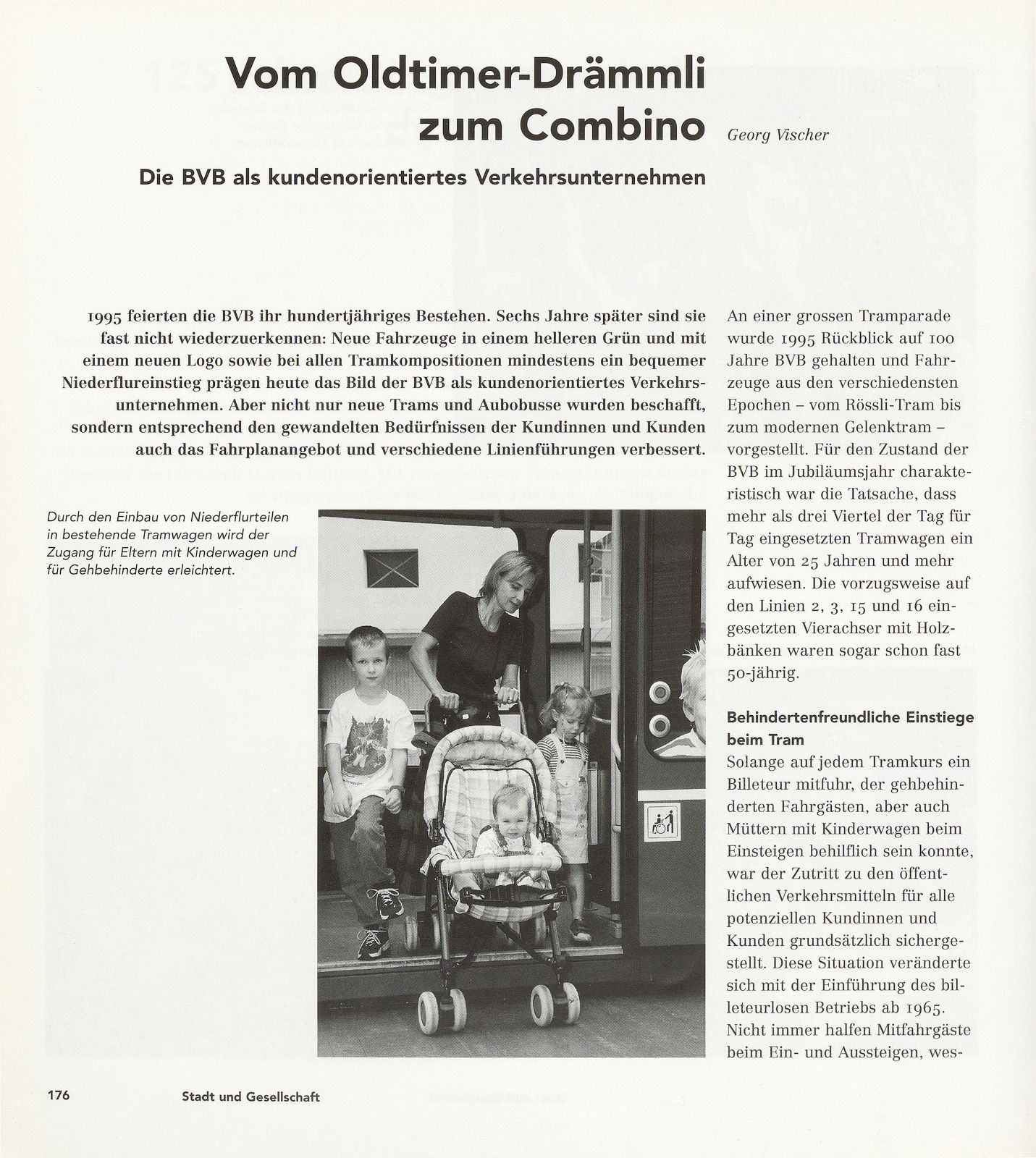 Vom Oldtimer-Drämmli zum Combino – Seite 1