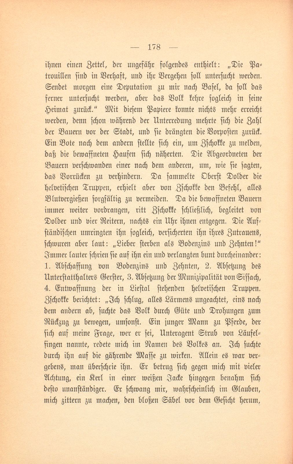 Der Bodenzinssturm in der Landschaft Basel. Oktober 1800 – Seite 14