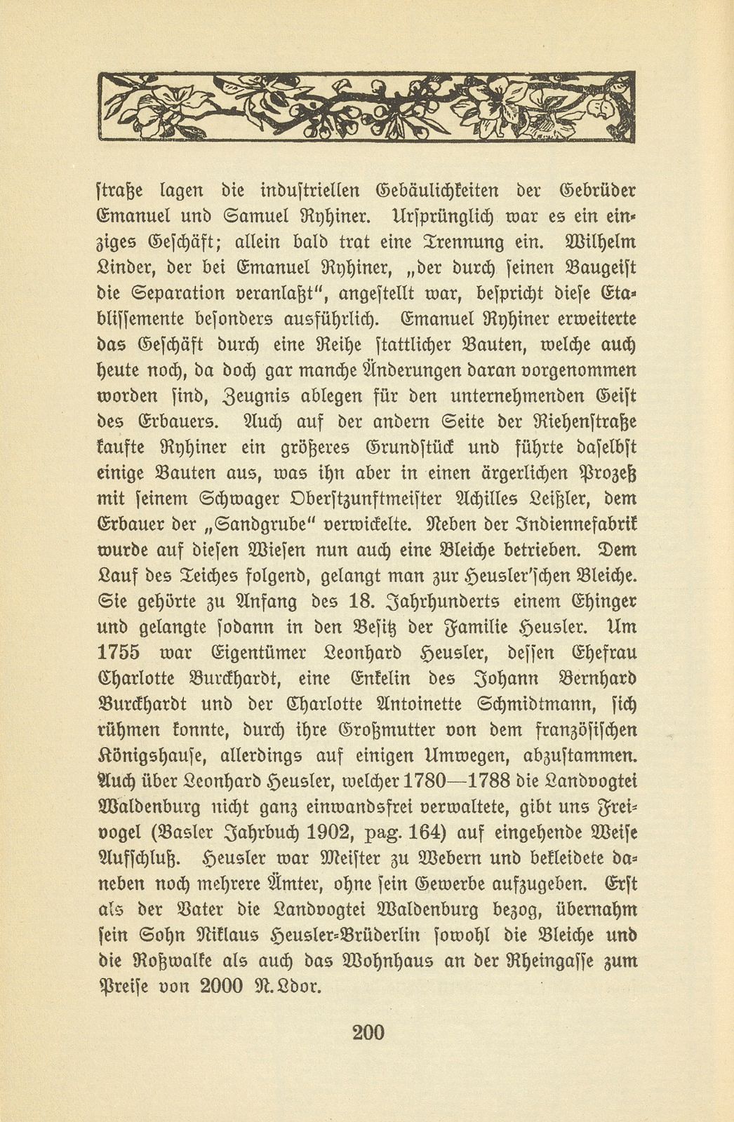 Eine Kleinbasler Chronik des 18. Jahrhunderts [Wilhelm Linder] – Seite 8