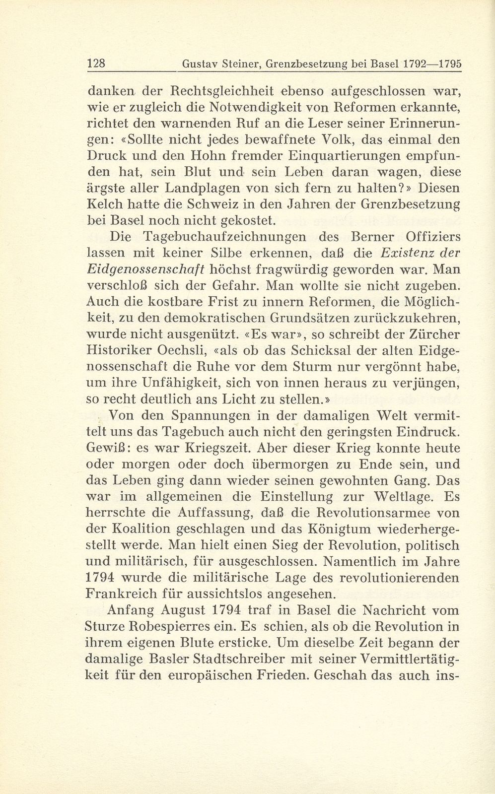 Grenzbesetzung bei Basel im Revolutionskrieg 1792-1795 – Seite 27