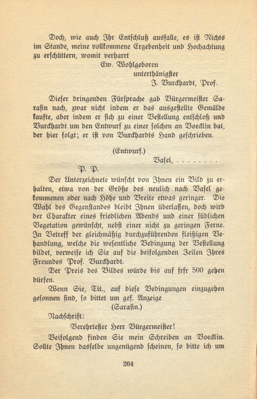 Beiträge zum Verhältnis zwischen Jacob Burckhardt und Arnold Böcklin – Seite 13