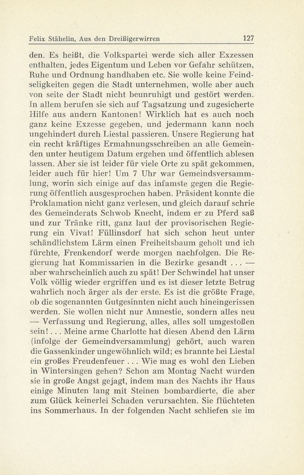 Erlebnisse und Bekenntnisse aus der Zeit der Dreissigerwirren [Gebrüder Stähelin] – Seite 25