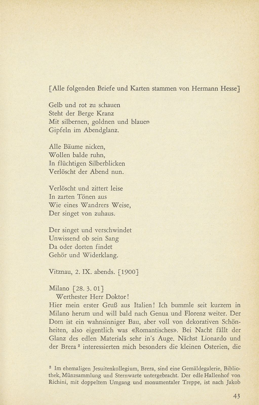 Ausgewählte Briefe an Staatsarchivar Dr. Rudolf Wackernagel oder dessen Gattin (1882-1926) – Seite 3