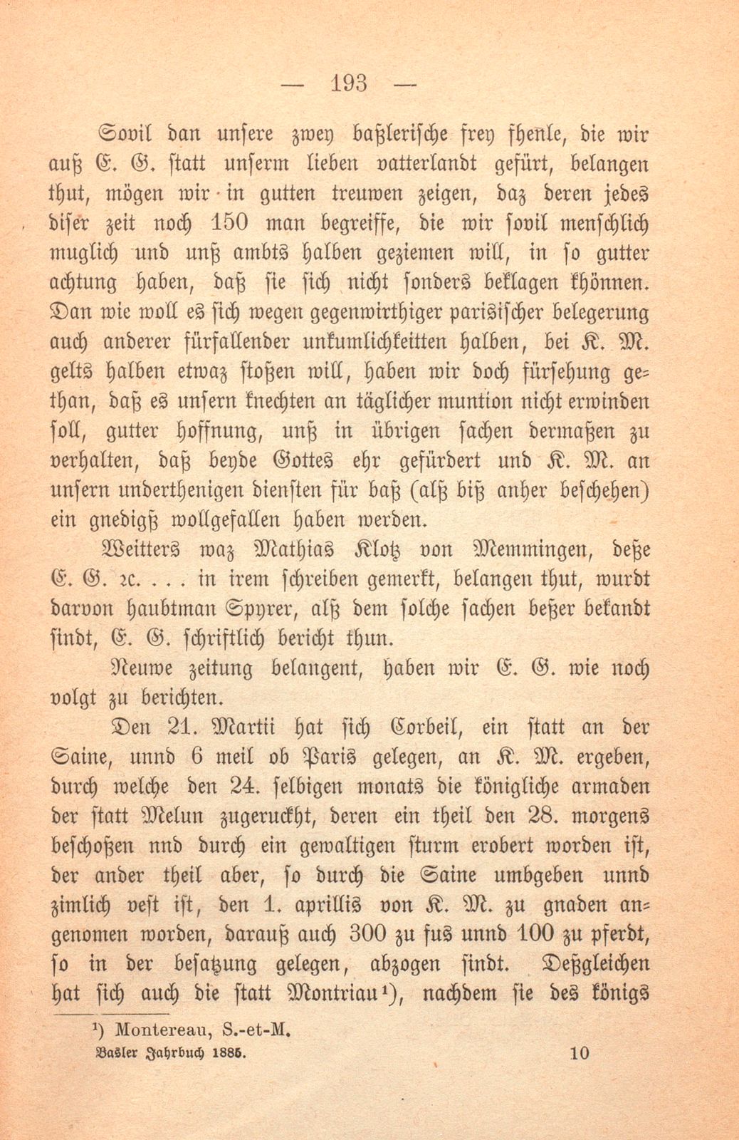 Schicksal einiger Basler Fähnlein in französischem Sold. (1589-1593.) – Seite 44