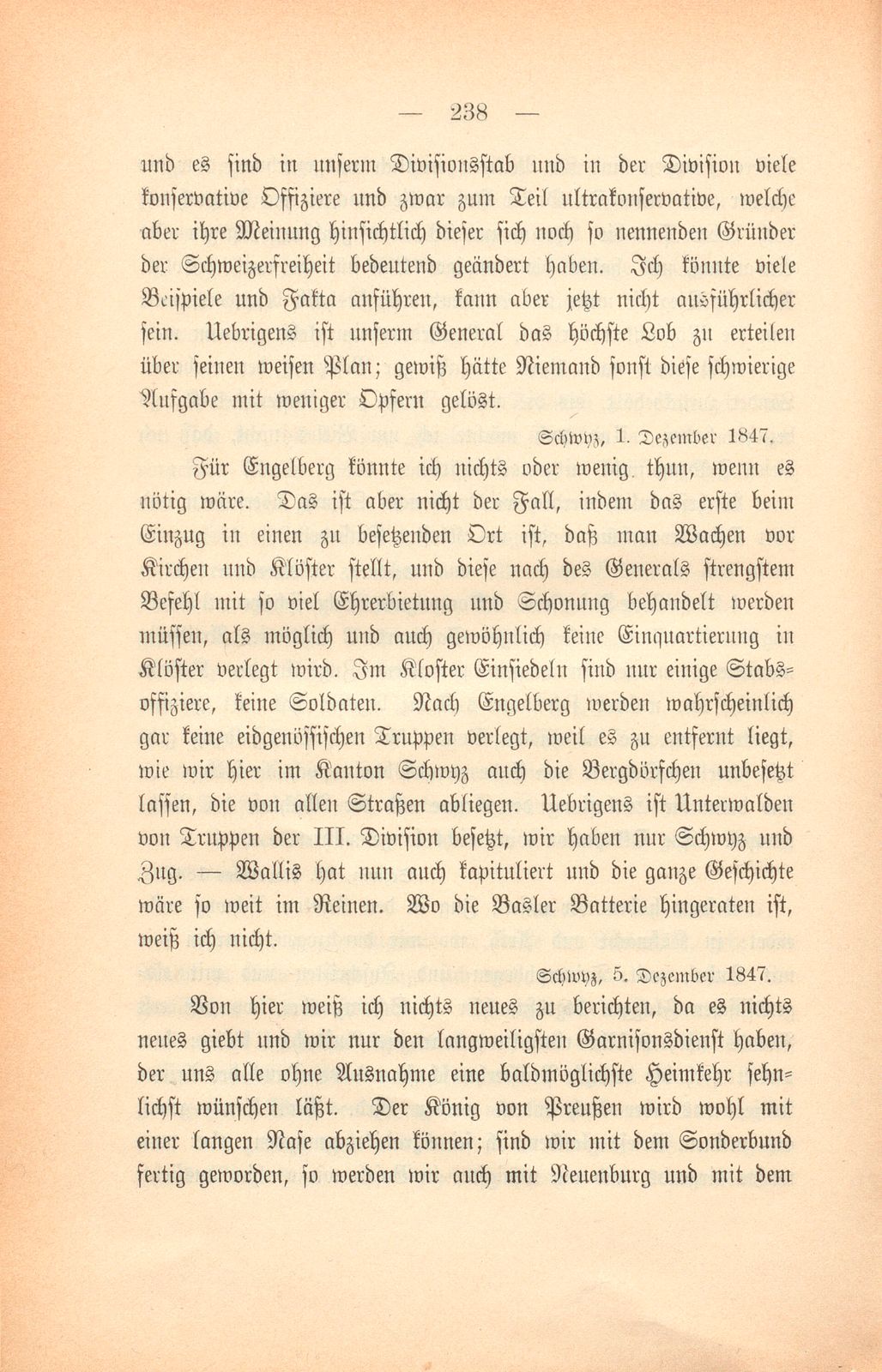 Briefe aus dem Sonderbundsfeldzug – Seite 9