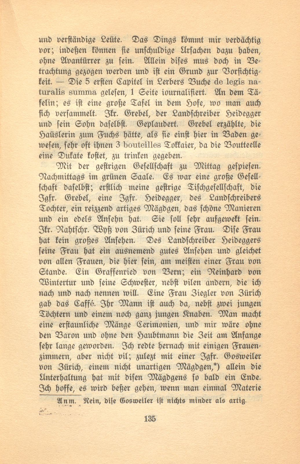 Isaak Iselins Reisetagebuch 1754 – Seite 40