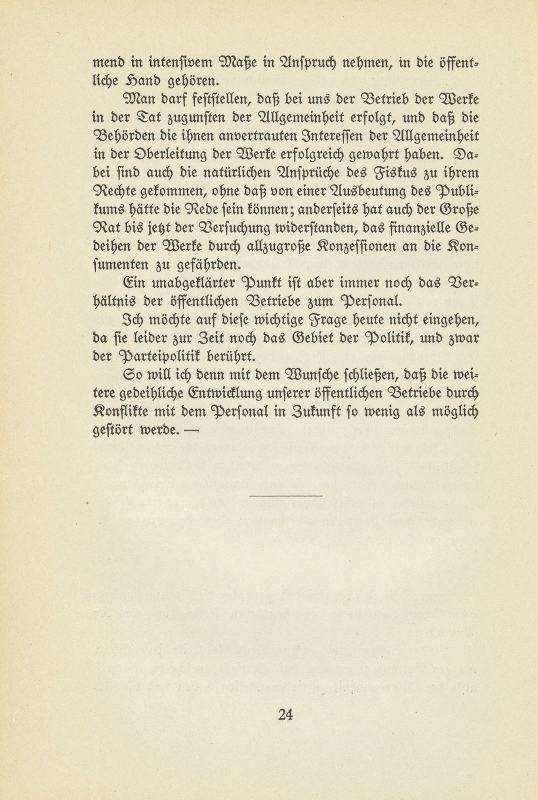 Die Anfänge der öffentlichen Betriebe der Stadt Basel – Seite 24