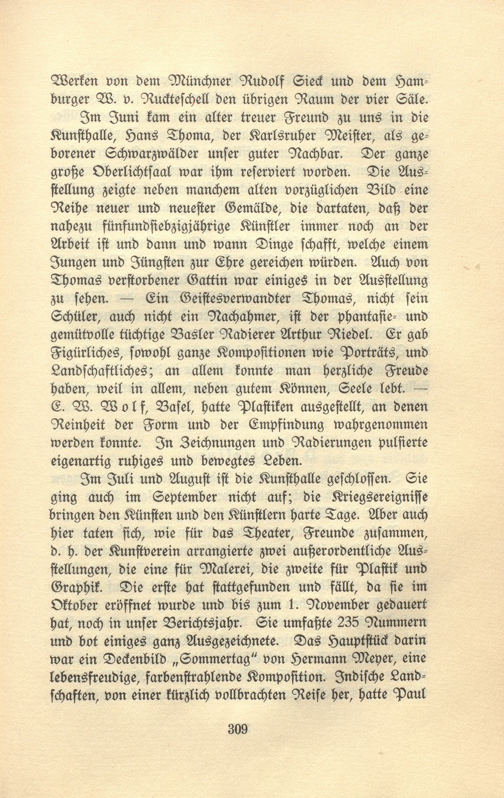 Das künstlerische Leben in Basel vom 1. November 1913 bis 31. Oktober 1914 – Seite 5