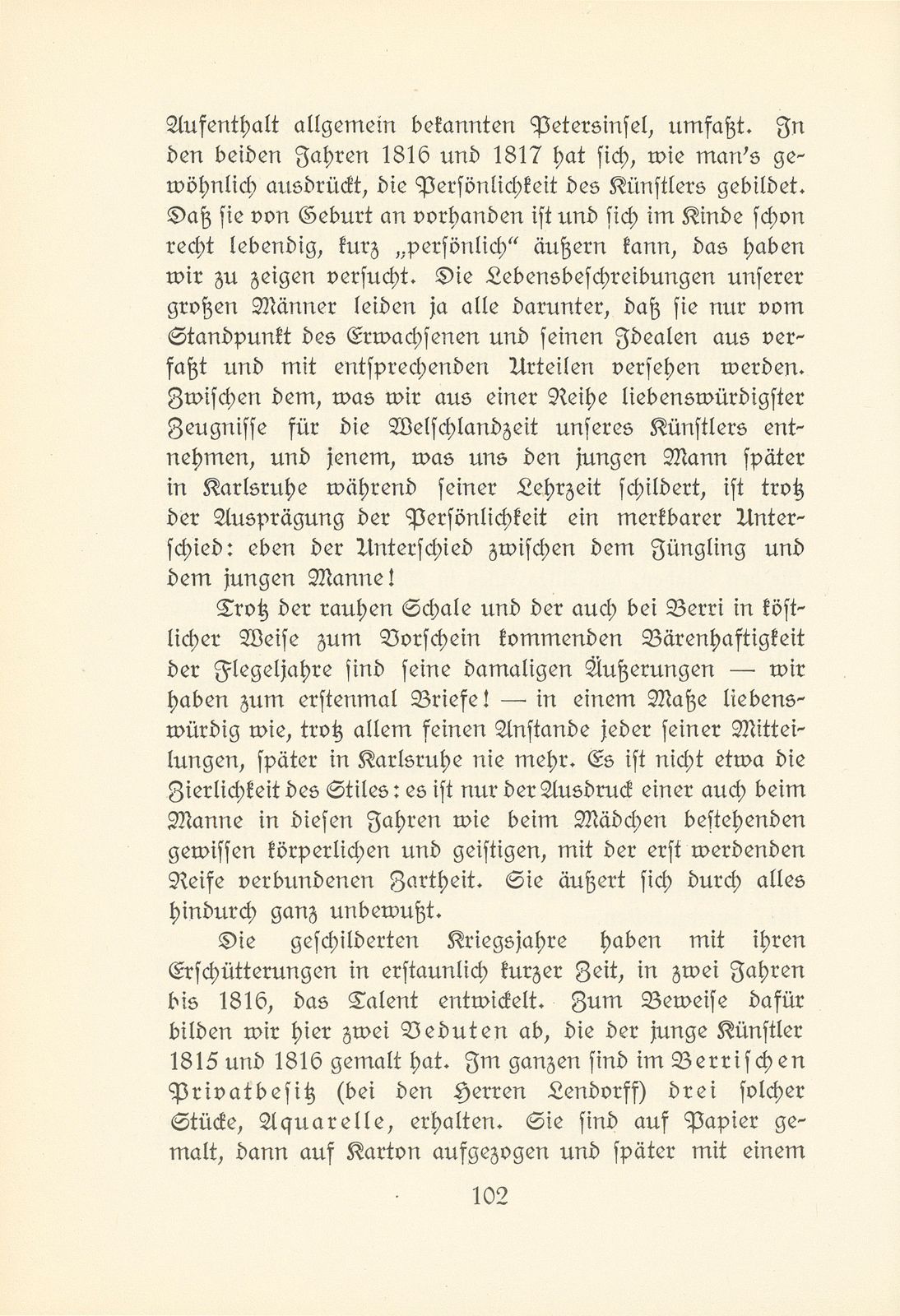 Melchior Berri. (Ein Beitrag zur Kultur des Spätklassizismus in Basel.) – Seite 44