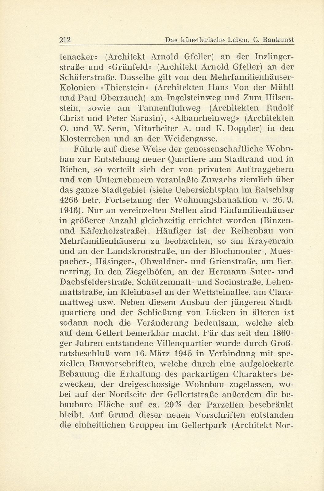 Das künstlerische Leben in Basel vom 1. Oktober 1945 bis 30. September 1946 – Seite 5