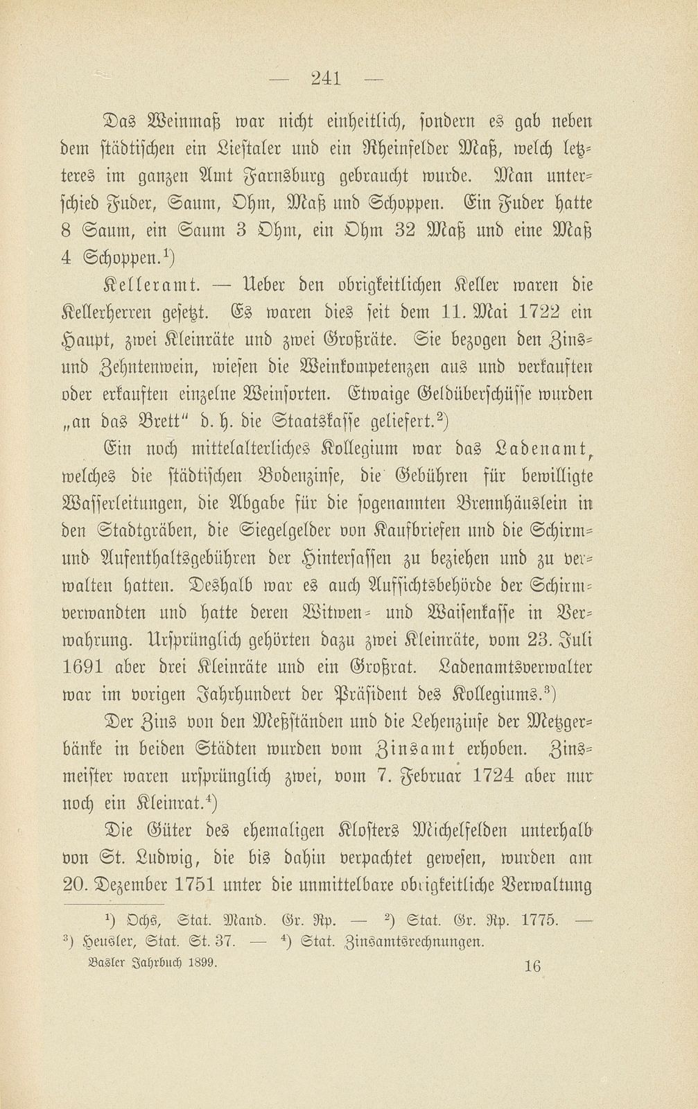 Stadt und Landschaft Basel in der zweiten Hälfte des 18. Jahrhunderts – Seite 71