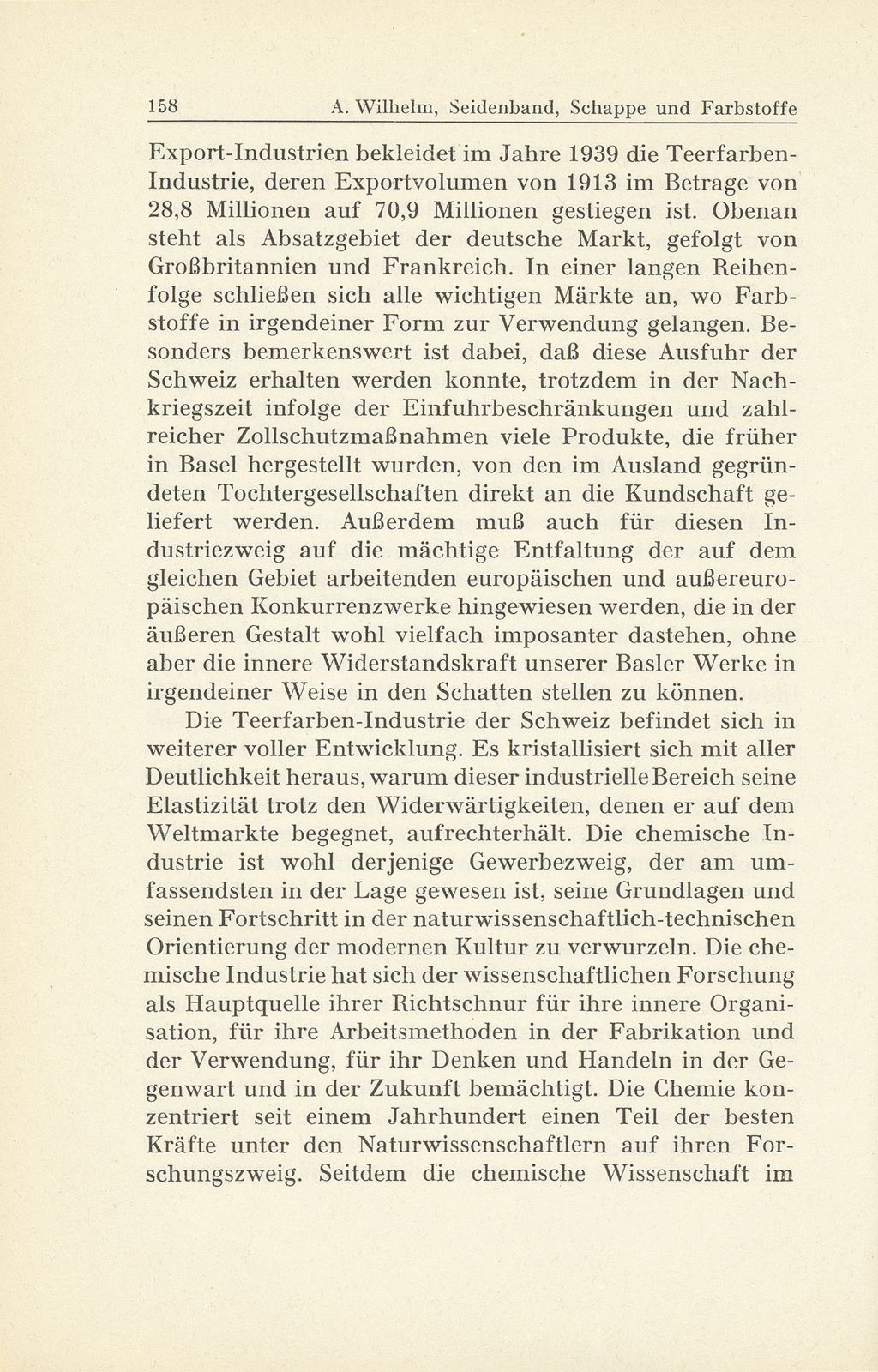 Seidenband, Schappe und Farbstoffe im Basler Wirtschaftsleben der letzten fünfzig Jahre – Seite 17