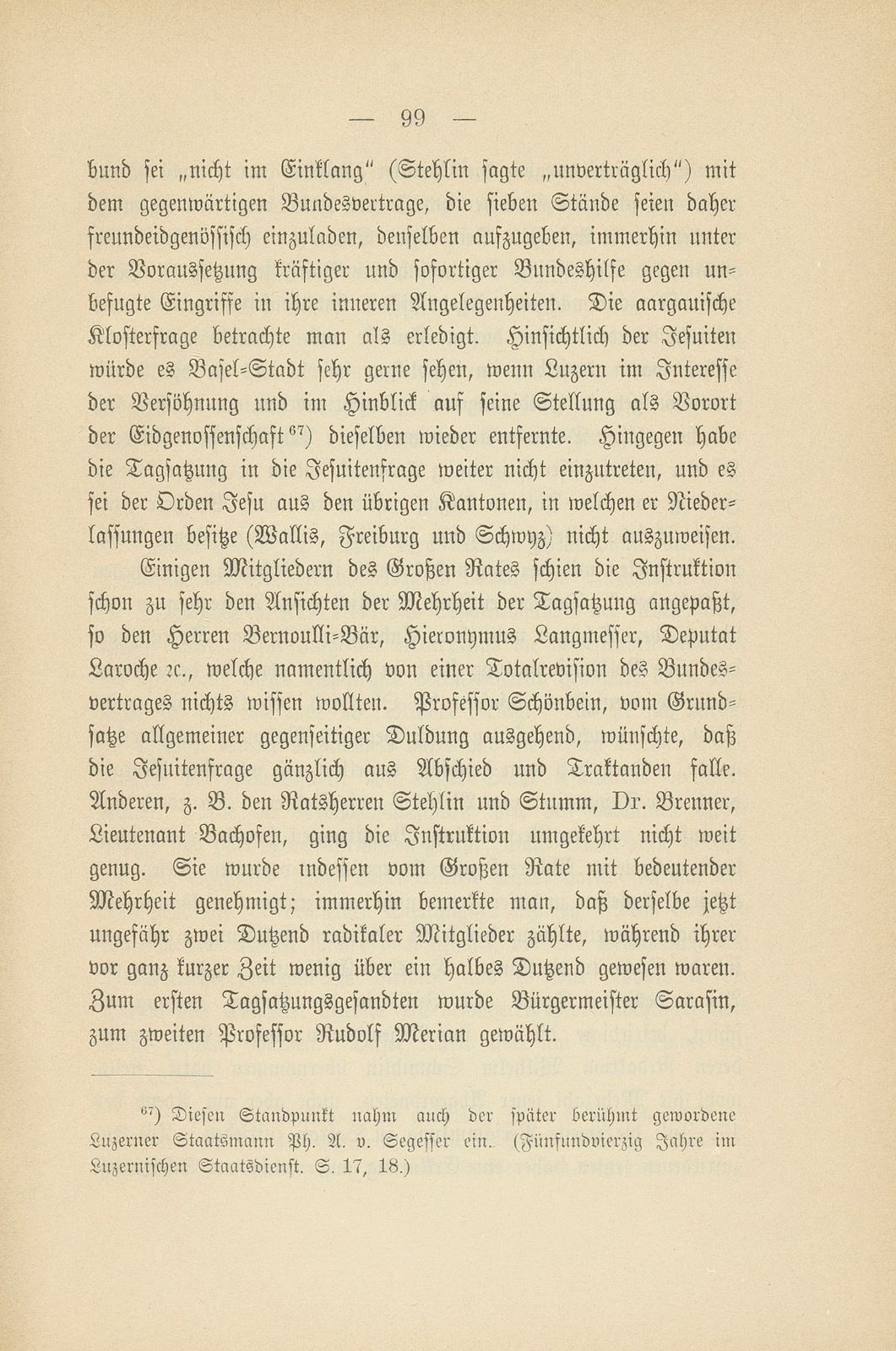 Basel zur Zeit der Freischarenzüge und des Sonderbunds – Seite 55