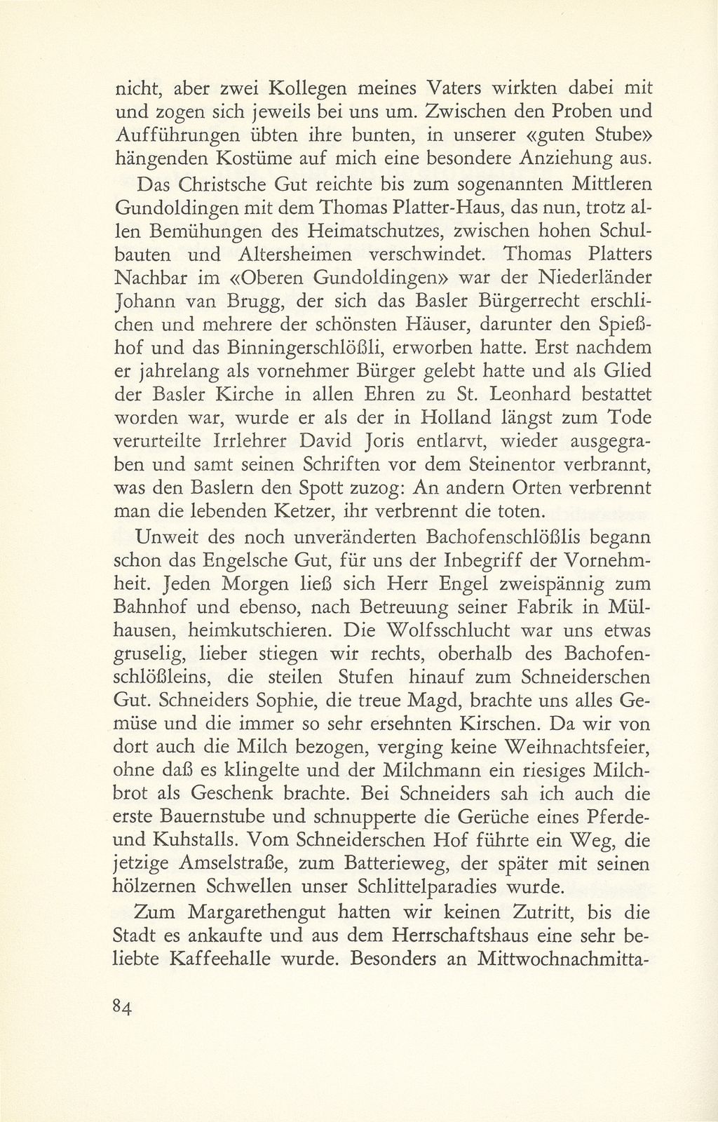 Aus den Anfängen des Gundeldingerquartiers – Seite 3