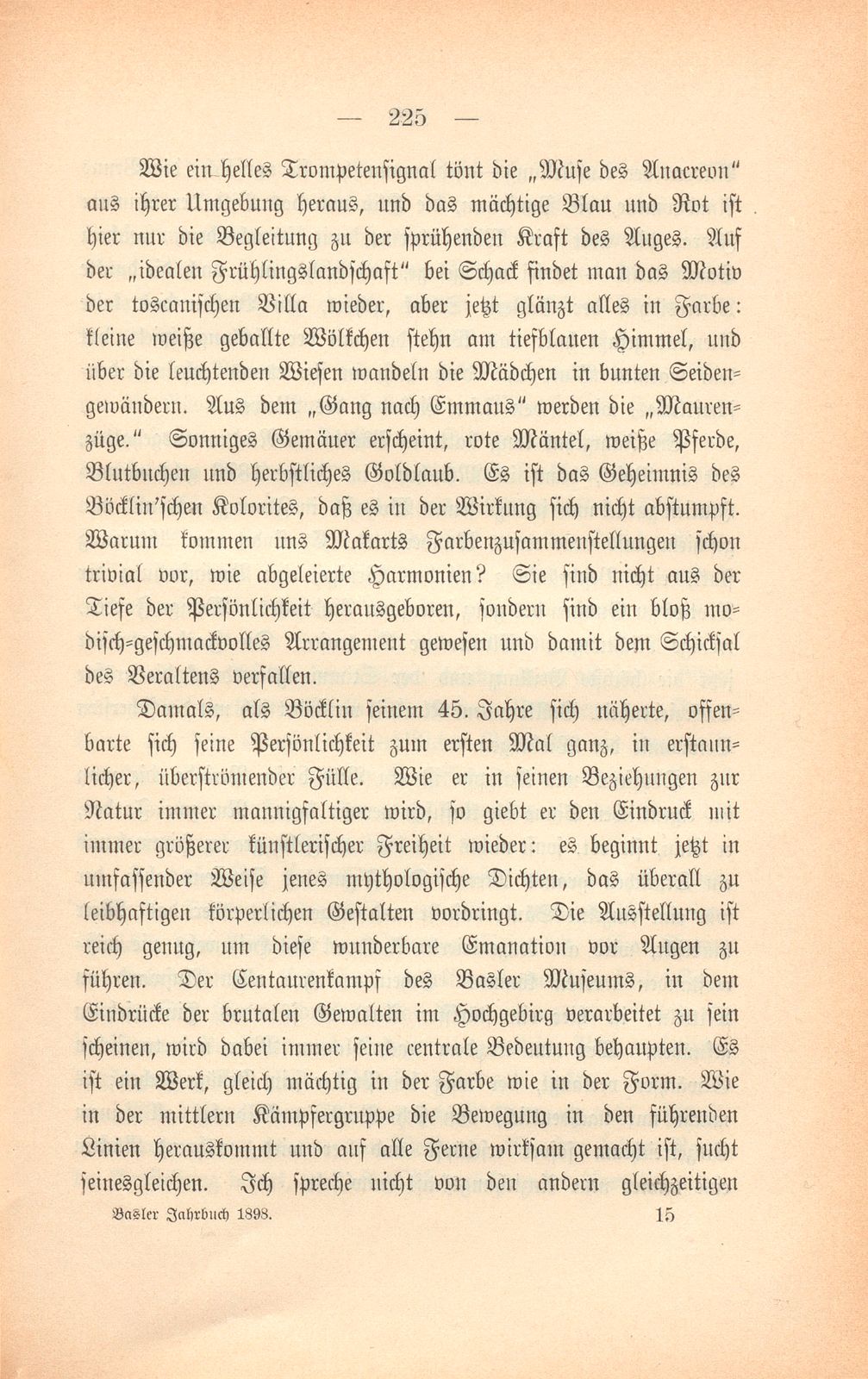 Arnold Böcklin. Festrede von Prof. H. Wölfflin – Seite 8