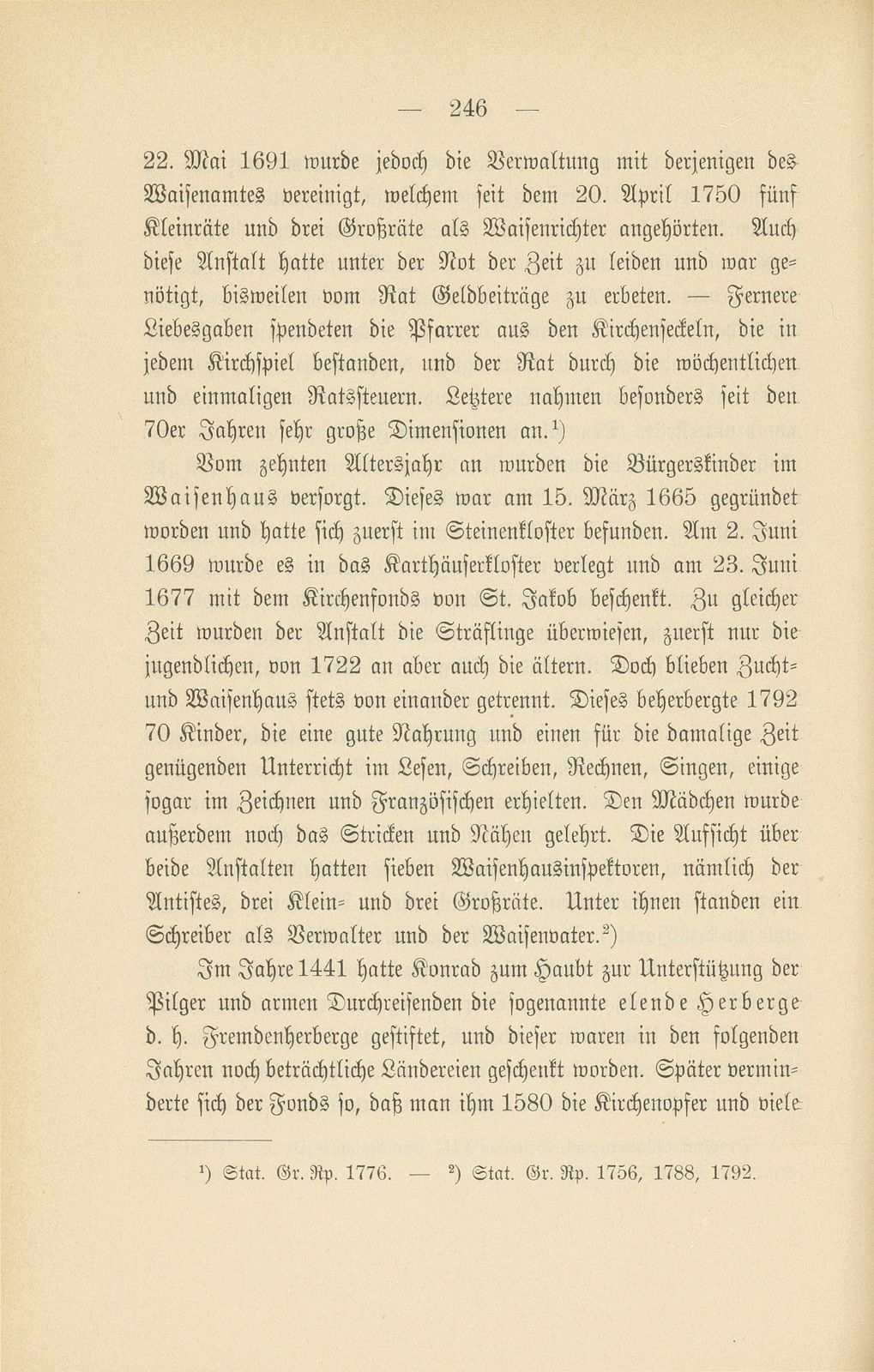 Stadt und Landschaft Basel in der zweiten Hälfte des 18. Jahrhunderts – Seite 76