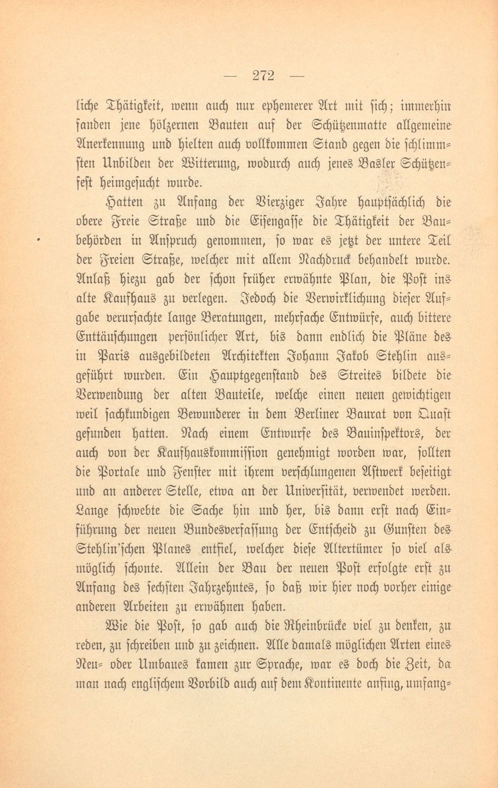 Basels bauliche Entwicklung im 19. Jahrhundert – Seite 14