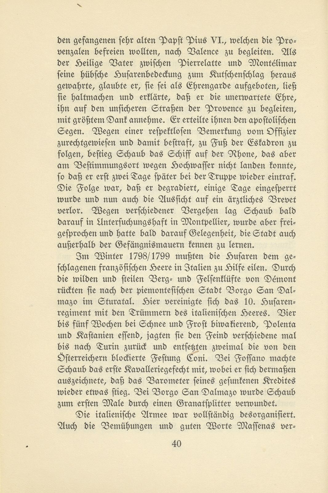 Benedikt Schaub, ein Liestaler Veteran aus den napoleonischen Kriegen – Seite 6