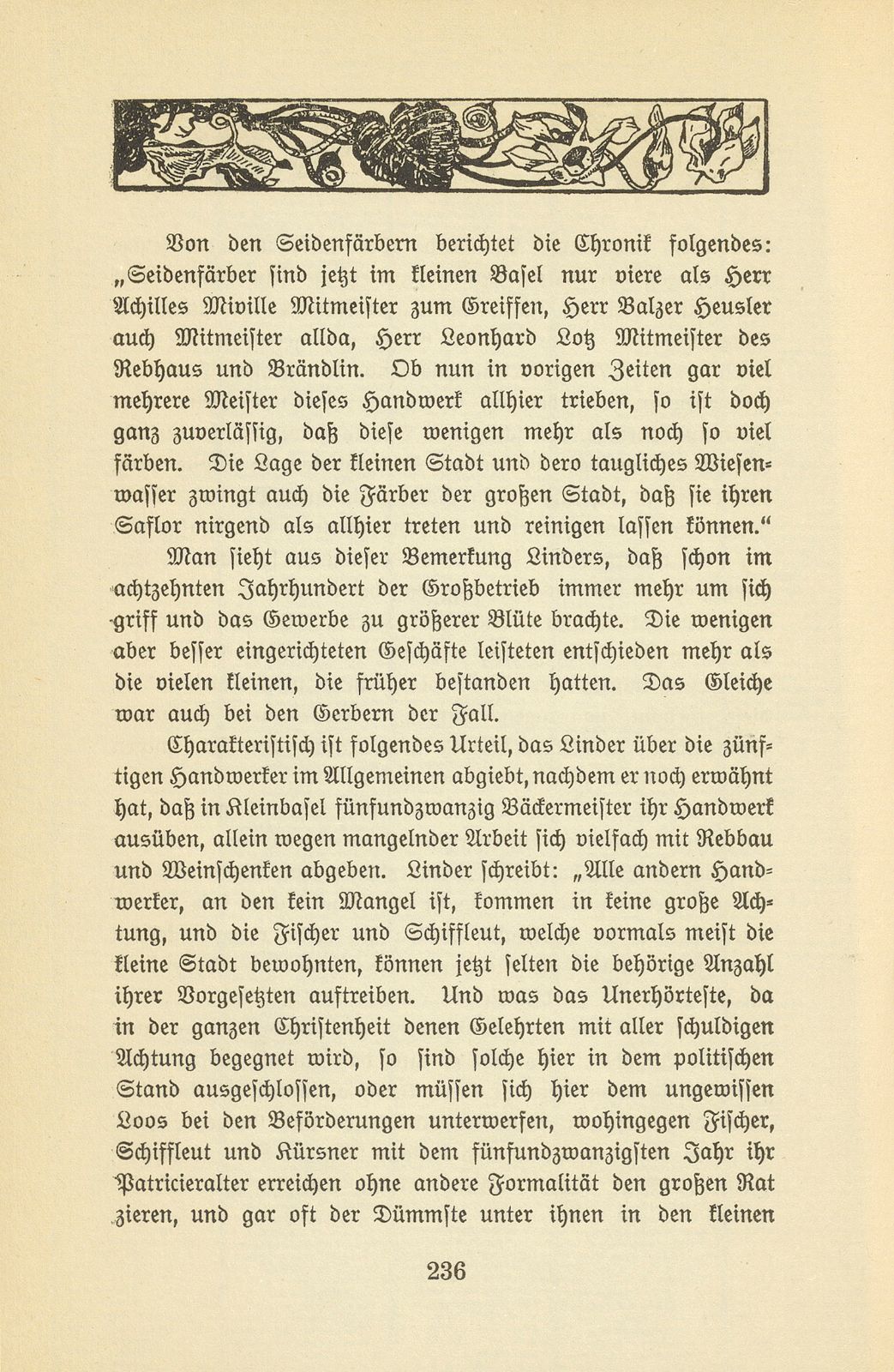 Eine Kleinbasler Chronik des 18. Jahrhunderts [Wilhelm Linder] – Seite 44