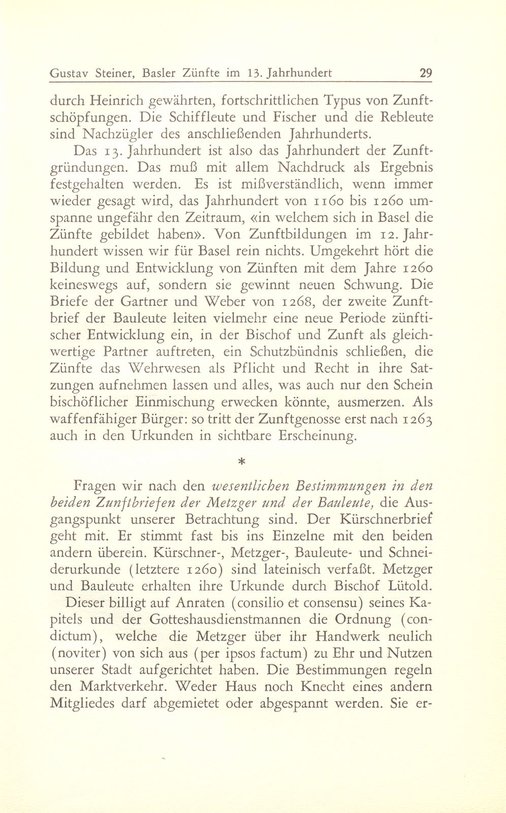 Entstehung und Charakter der Basler Zünfte im 13. Jahrhundert – Seite 13