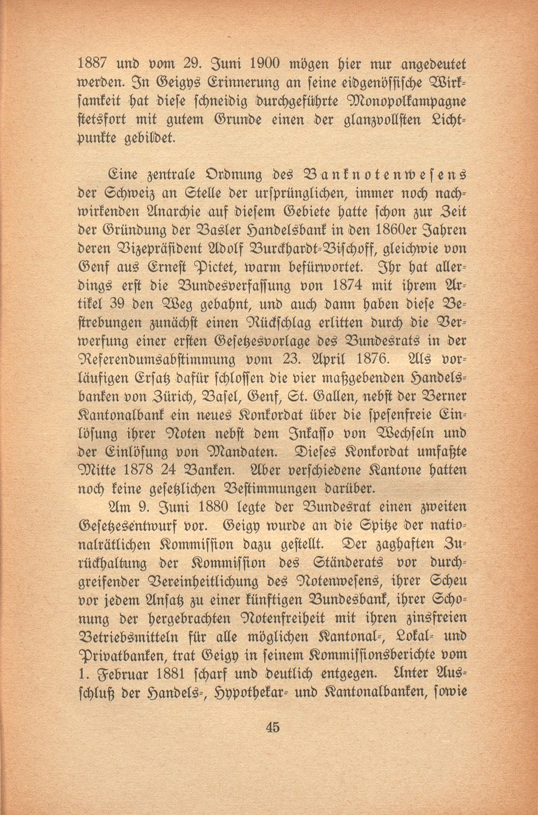 Johann Rudolf Geigy-Merian. 4. März 1830 bis 17. Februar 1917 – Seite 45