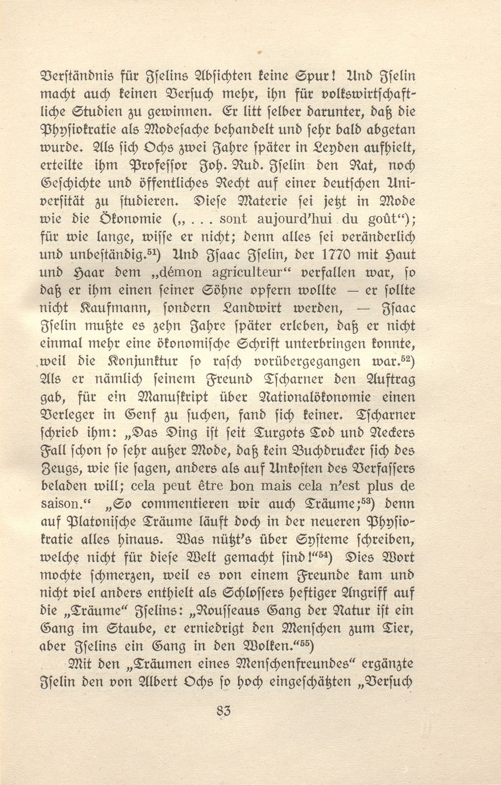 Der Einfluss Isaac Iselins auf Peter Ochs – Seite 20