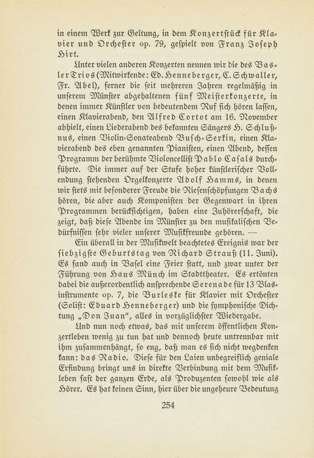 Das künstlerische Leben in Basel vom 1. Oktober 1933 bis 30. September 1934 – Seite 6