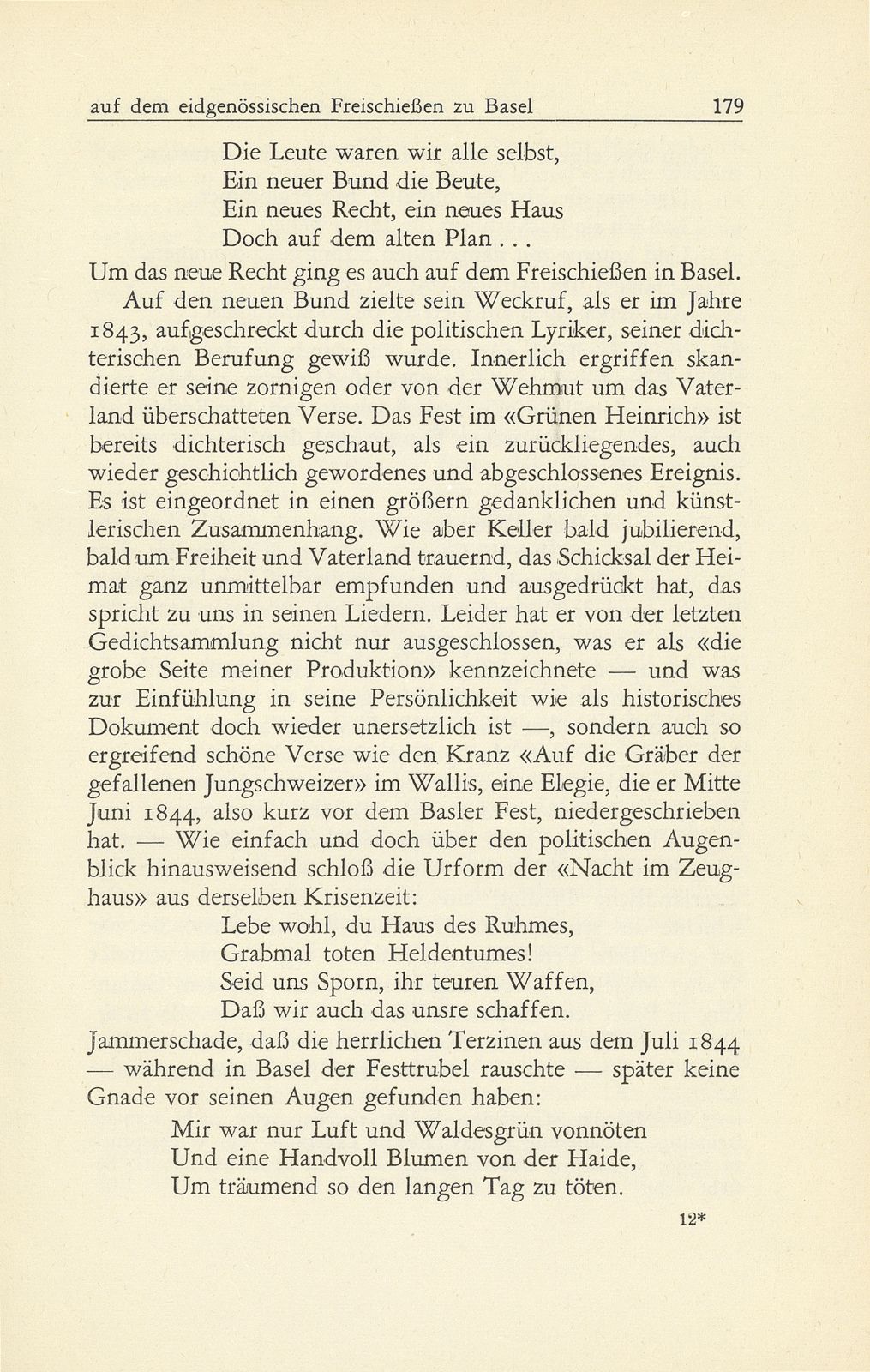 Der grüne Heinrich auf dem eidgenössischen Freischiessen zu Basel im Jahre 1844 – Seite 20