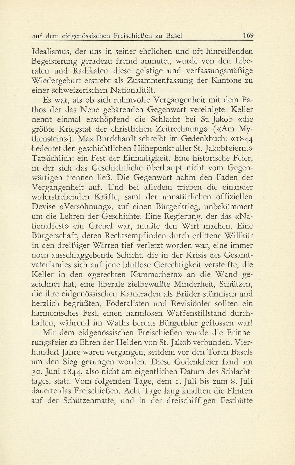 Der grüne Heinrich auf dem eidgenössischen Freischiessen zu Basel im Jahre 1844 – Seite 10