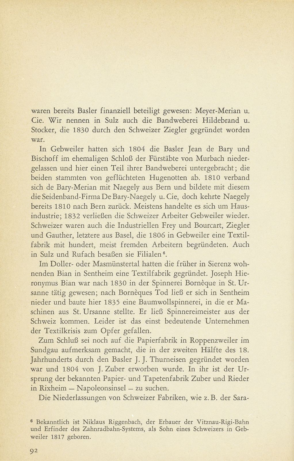 Der Anteil der Schweiz an der Begründung der oberelsässischen Industrie – Seite 10