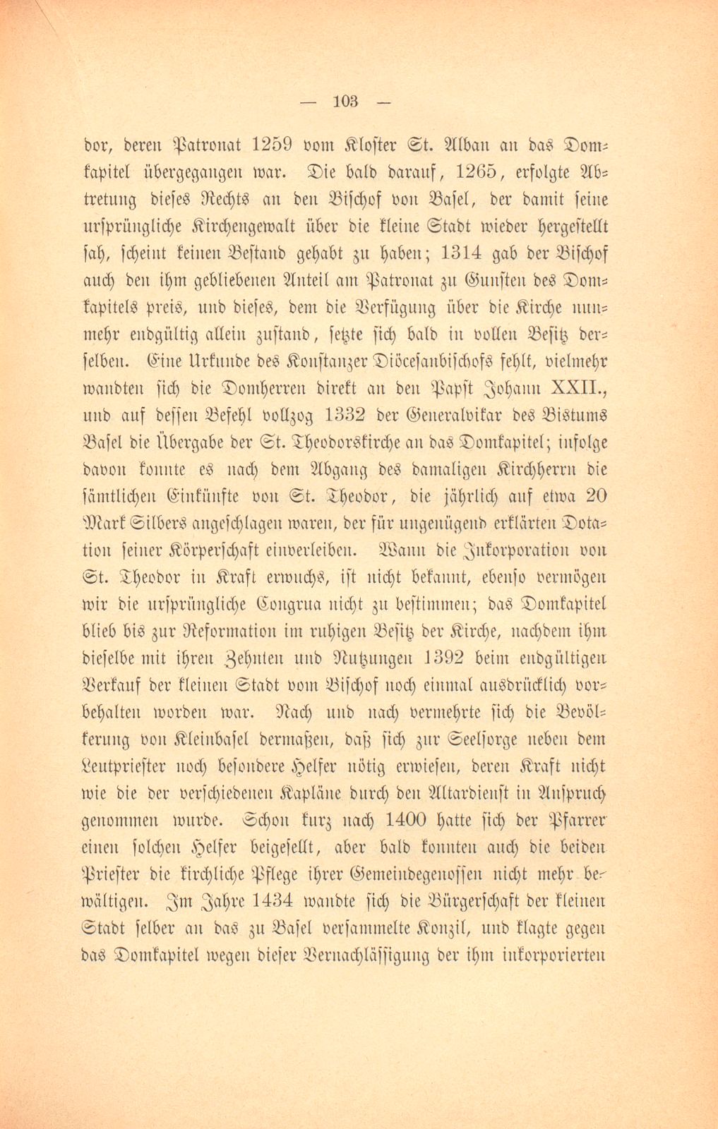 Die Kirchgemeinden Basels vor der Reformation – Seite 5