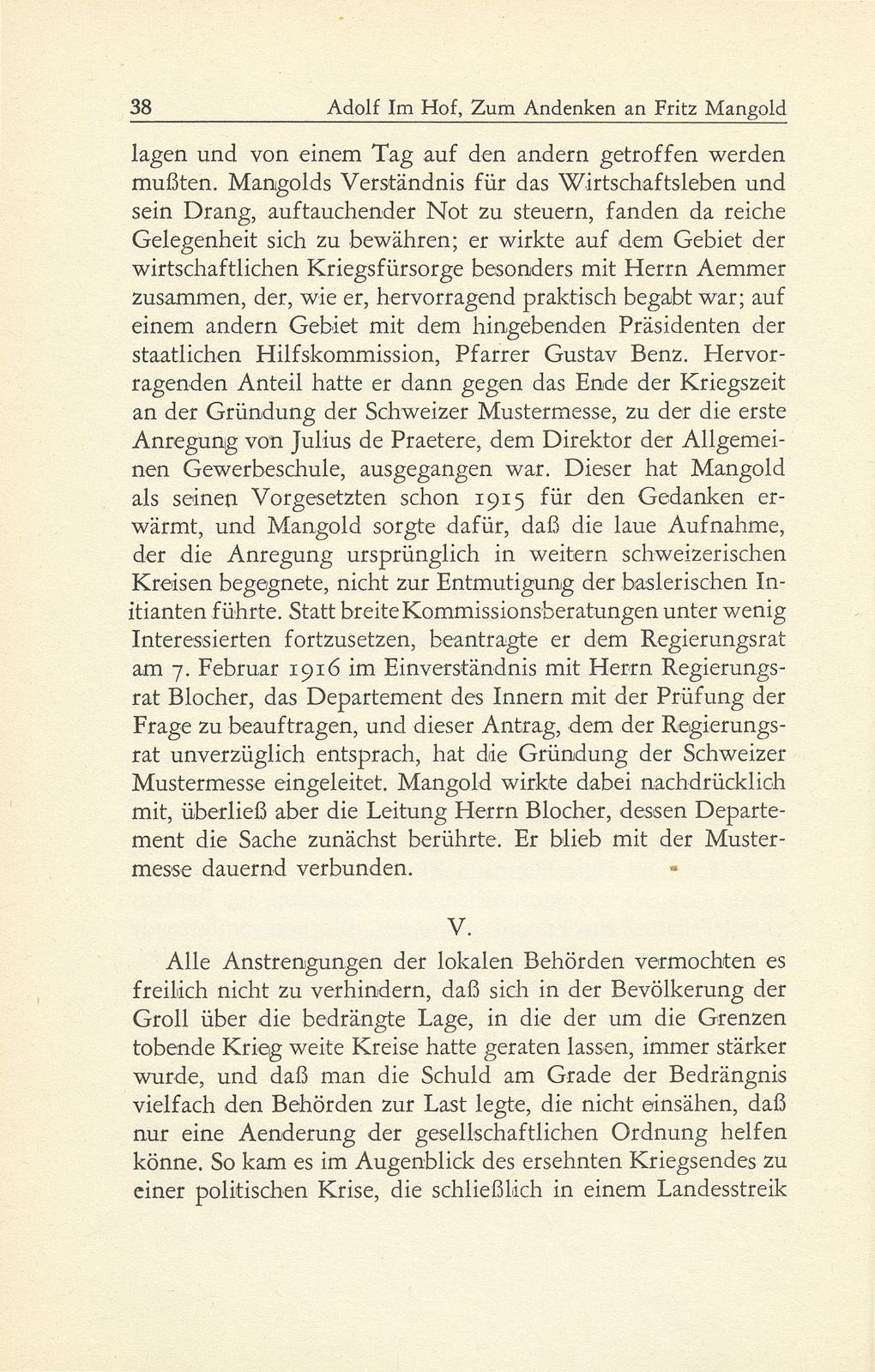 Zum Andenken an Fritz Mangold 1871-1944 – Seite 19