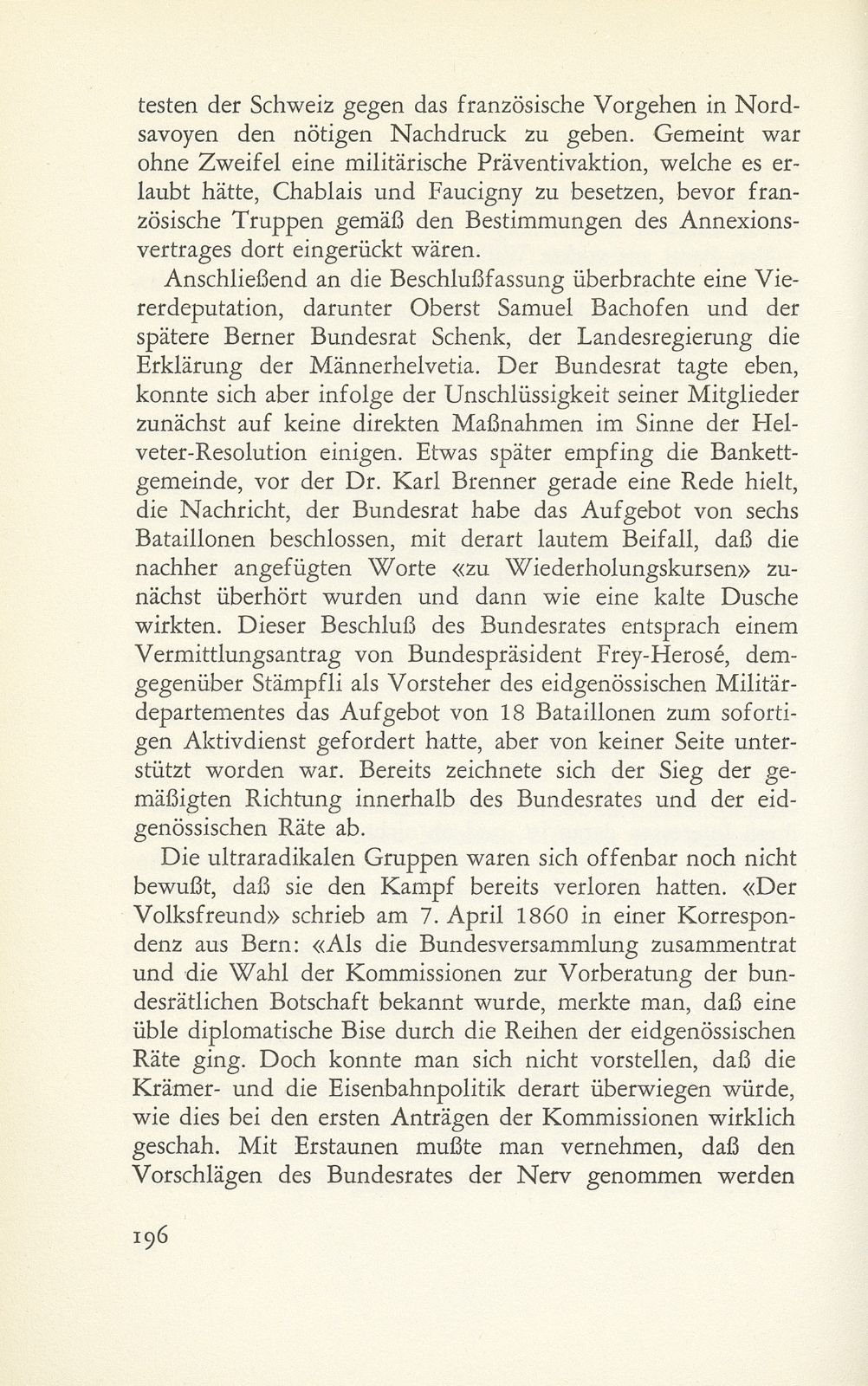 Der Neuenburger Handel (1856/57) und der Savoyerkonflikt (1860) in baslerischer Sicht – Seite 40