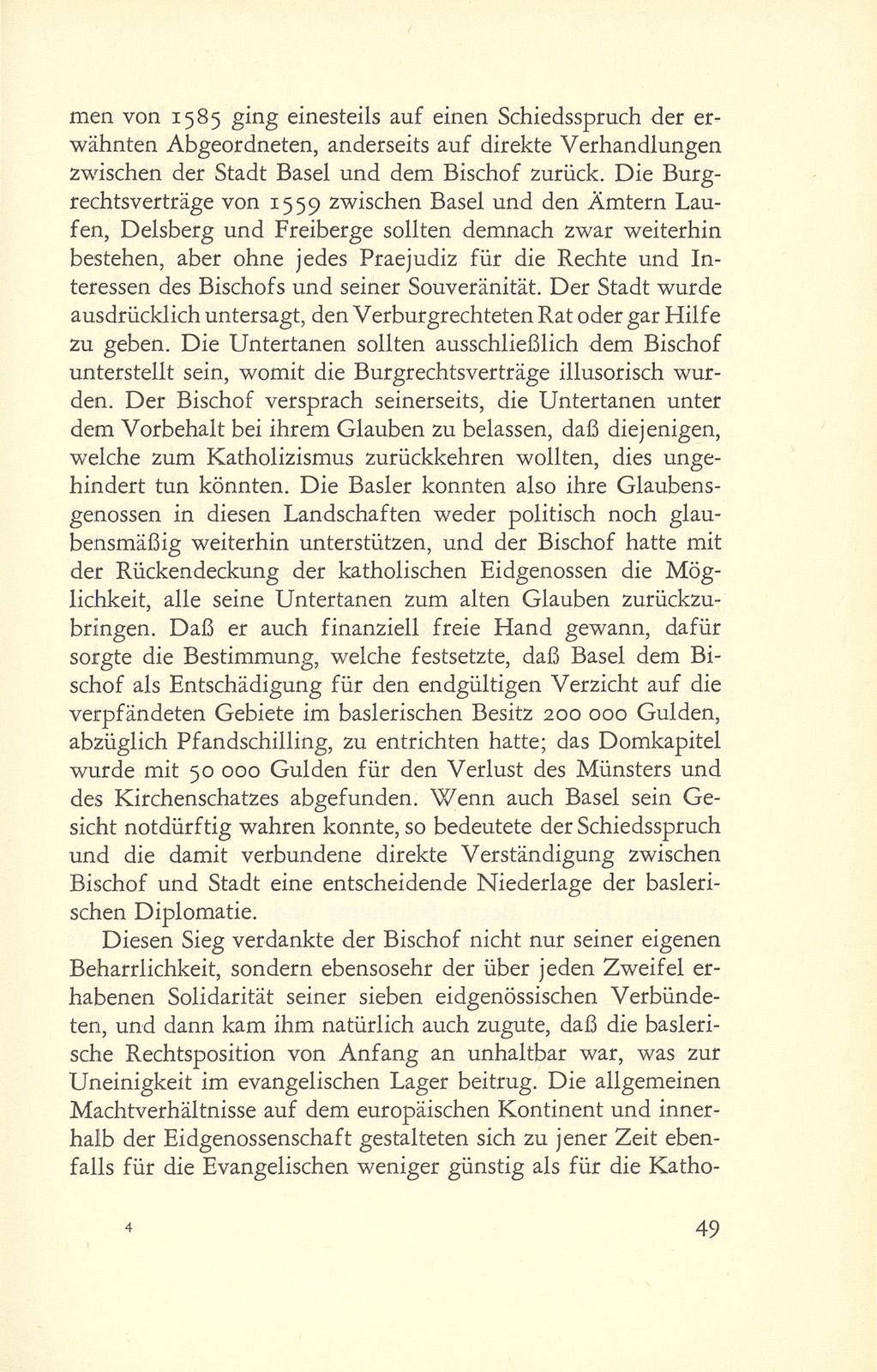 Das bischöflich-baslerische Bündnis von 1579 mit den sieben katholischen Orten – Seite 26