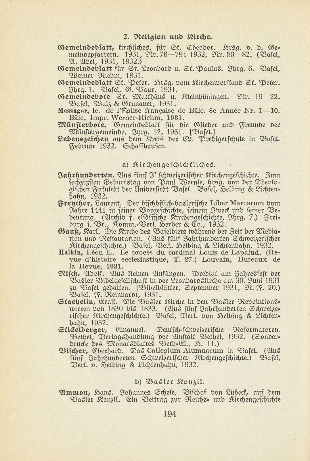 Basler Bibliographie 1932 – Seite 3