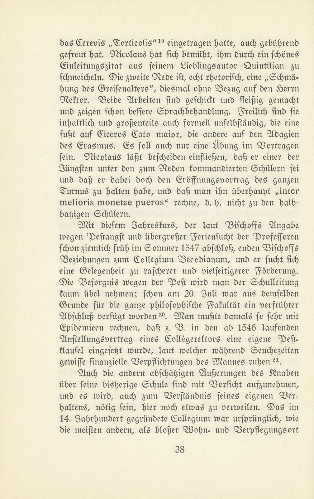 Aus den Lehrjahren Nicolaus Bischoffs des Jüngeren – Seite 13