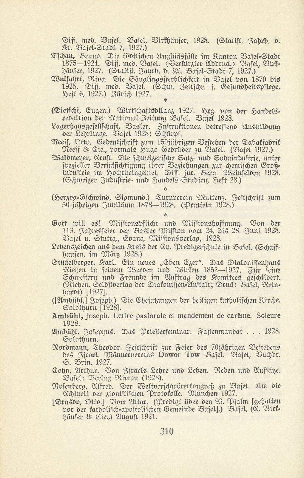 Basler Bibliographie 1928 – Seite 4