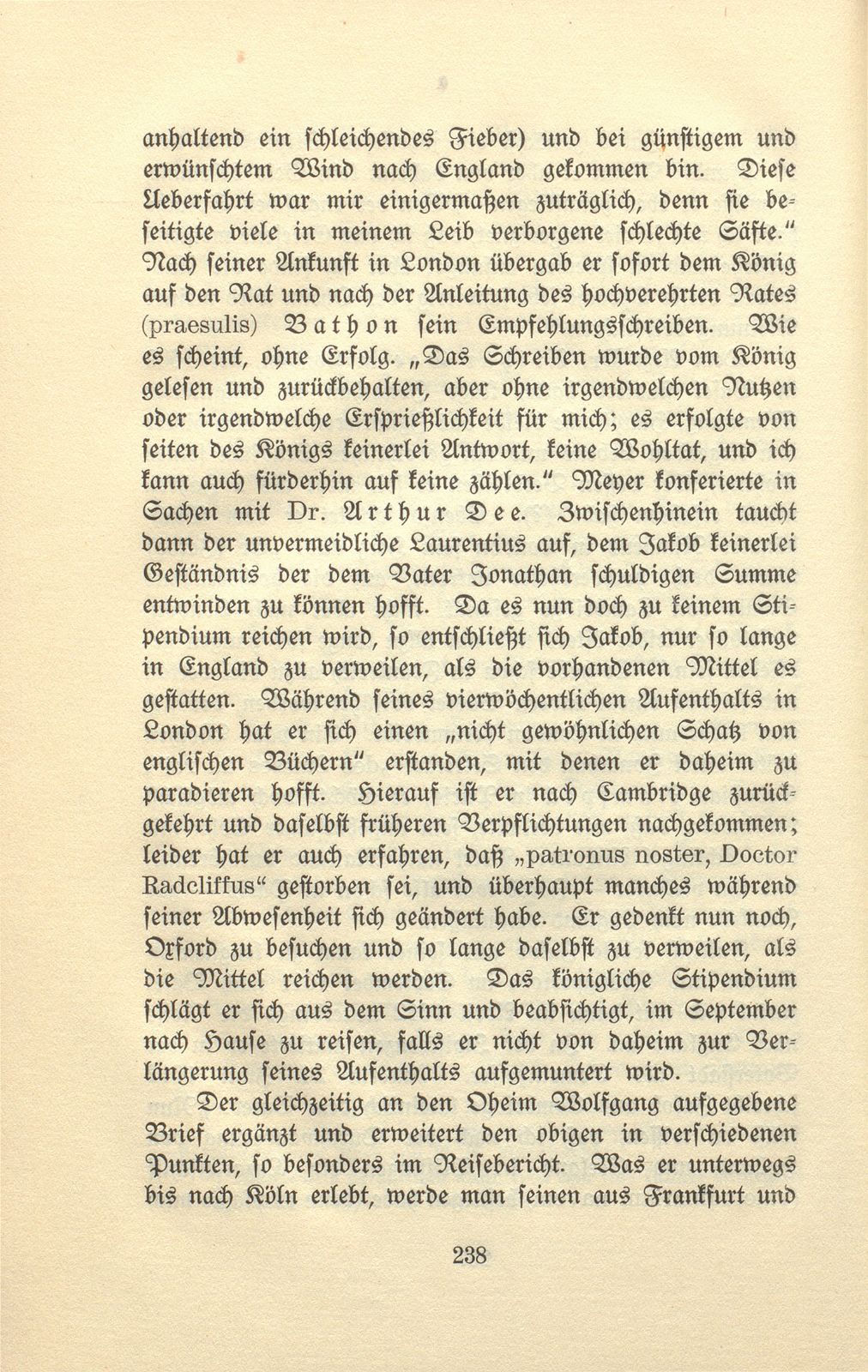 Aus den Wanderjahren eines Basler Studenten des 17. Jahrhunderts [Wolfgang Meyer] – Seite 30