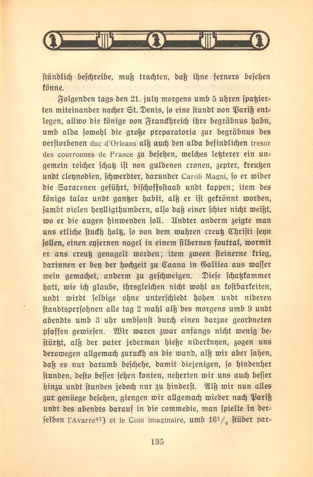 Der Aufenthalt eines Basler Kaufmanns in Paris im Jahre 1701 [Hans Burkhard Respinger] – Seite 17