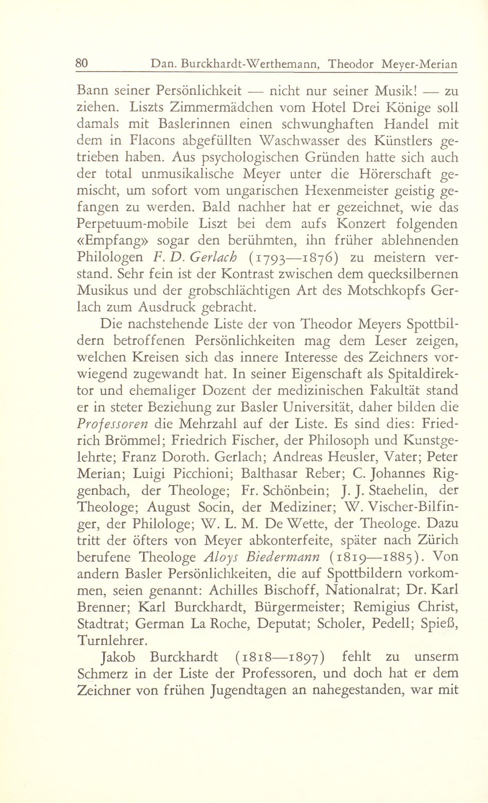 Theodor Meyer-Merian und das Basler Spottbild der Biedermeierzeit – Seite 14