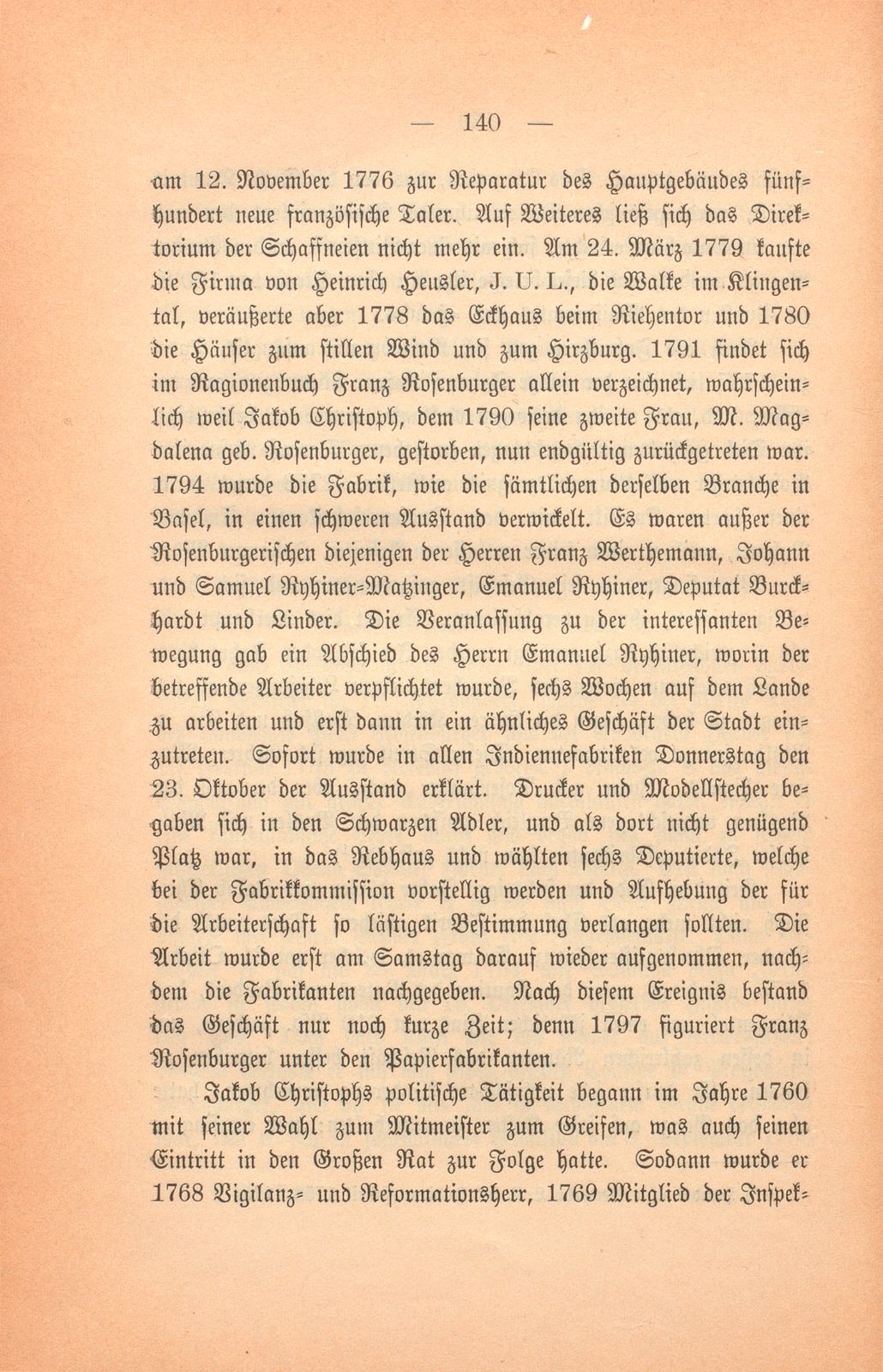 Stadt und Landschaft Basel in der zweiten Hälfte des 18. Jahrhunderts – Seite 17