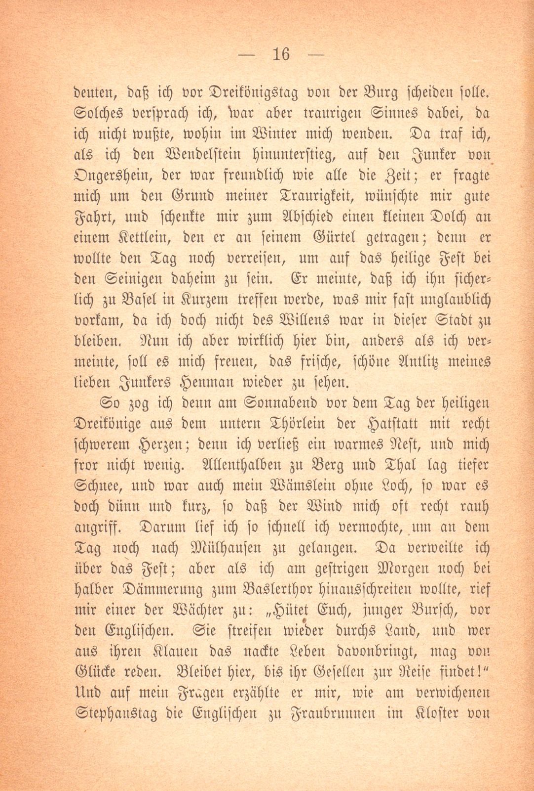 Aus dem Tagebuch des Schreibers Giselbert. (1376-1378) – Seite 4