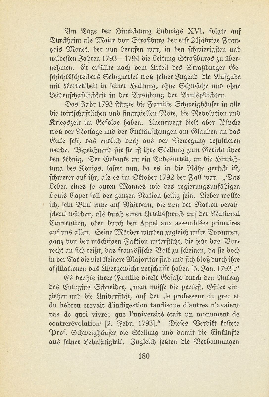 Erlebnisse der Strassburger Gelehrtenfamilie Schweighäuser während der französischen Revolution – Seite 34